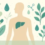 home 10 Flat illustration of human body with liver, leaves, and detox capsules – Strong Hummingbird.